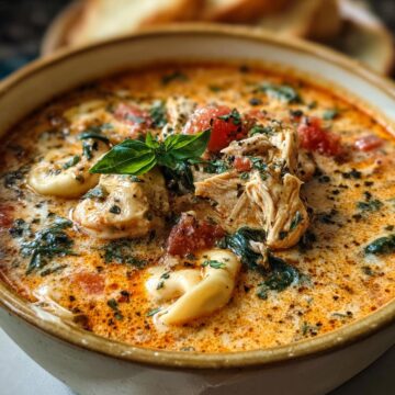 Crock Pot Creamy Chicken Parmesan Soup