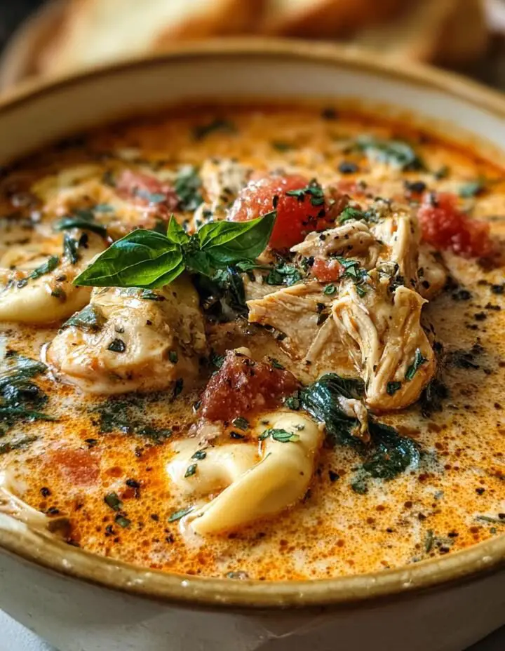 Crock Pot Creamy Chicken Parmesan Soup