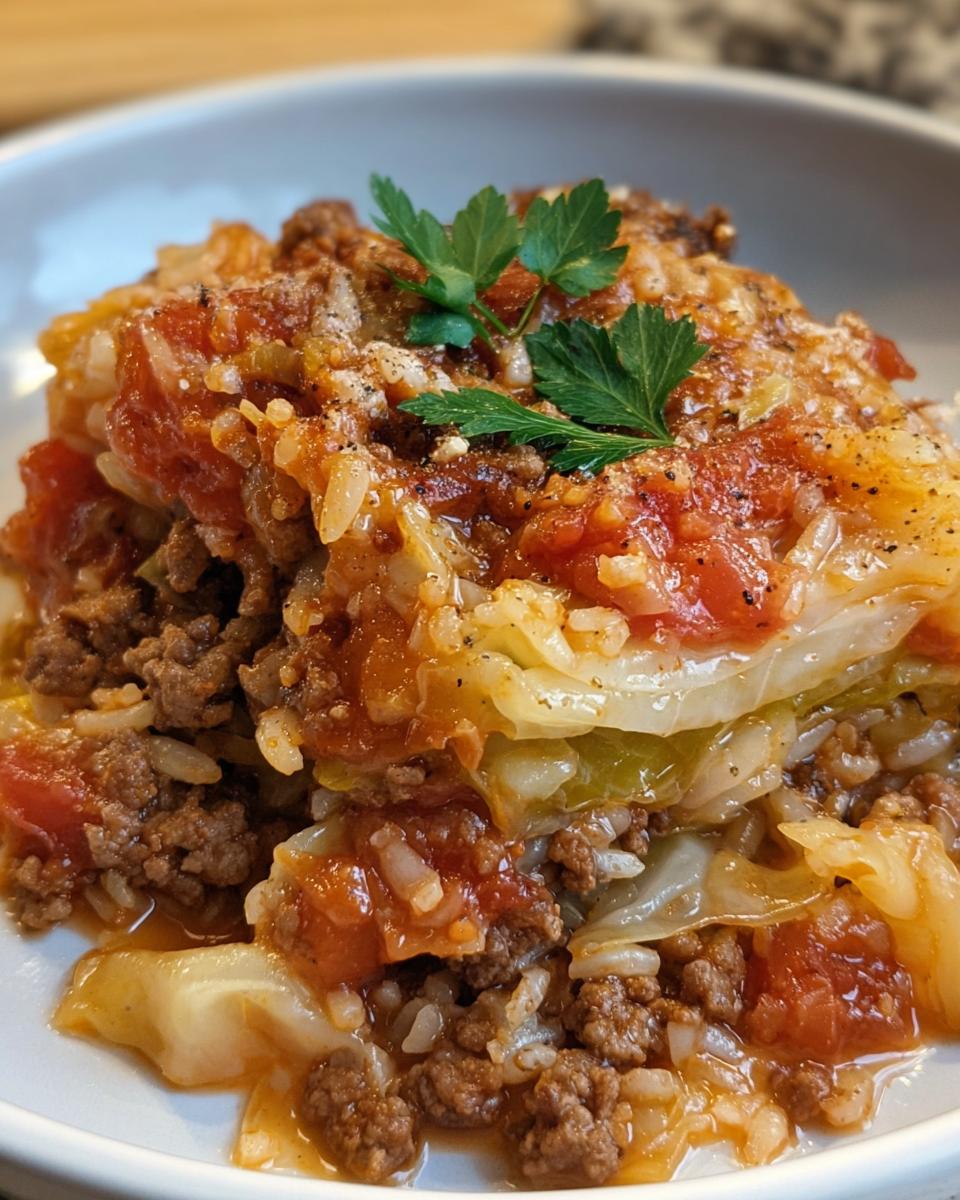 Crockpot Cabbage Roll Casserole - detail 2
