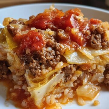 Crockpot Cabbage Roll Casserole