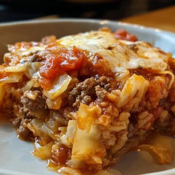 Crockpot Cabbage Roll Casserole