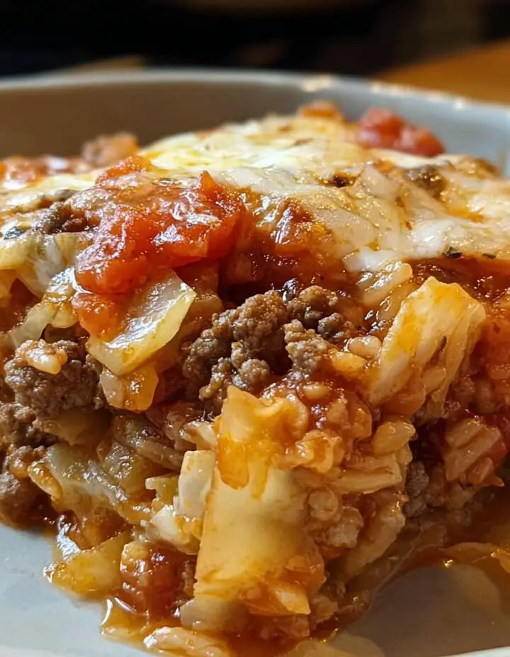 Crockpot Cabbage Roll Casserole