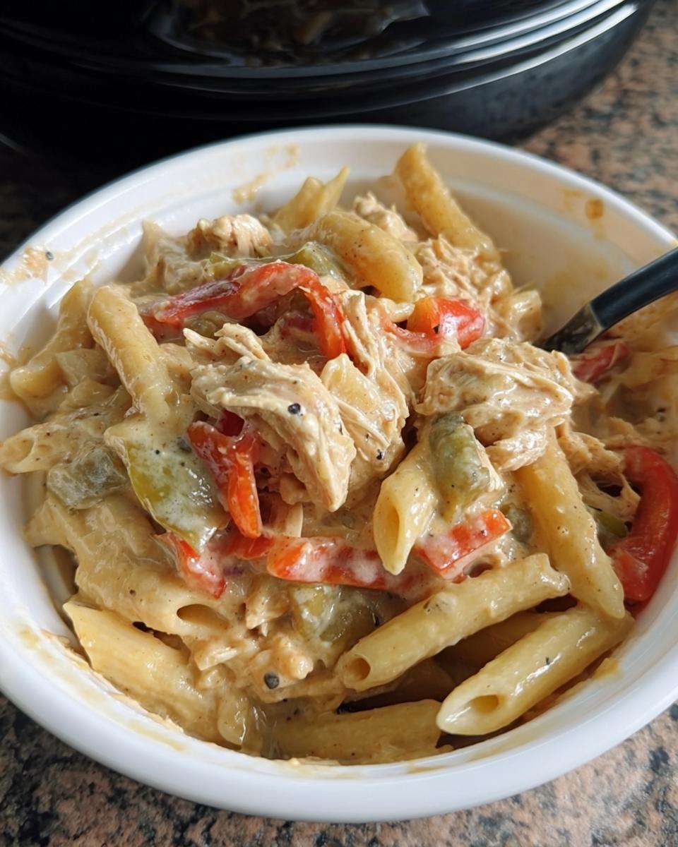 Crockpot Chicken Fajita Pasta - detail 1