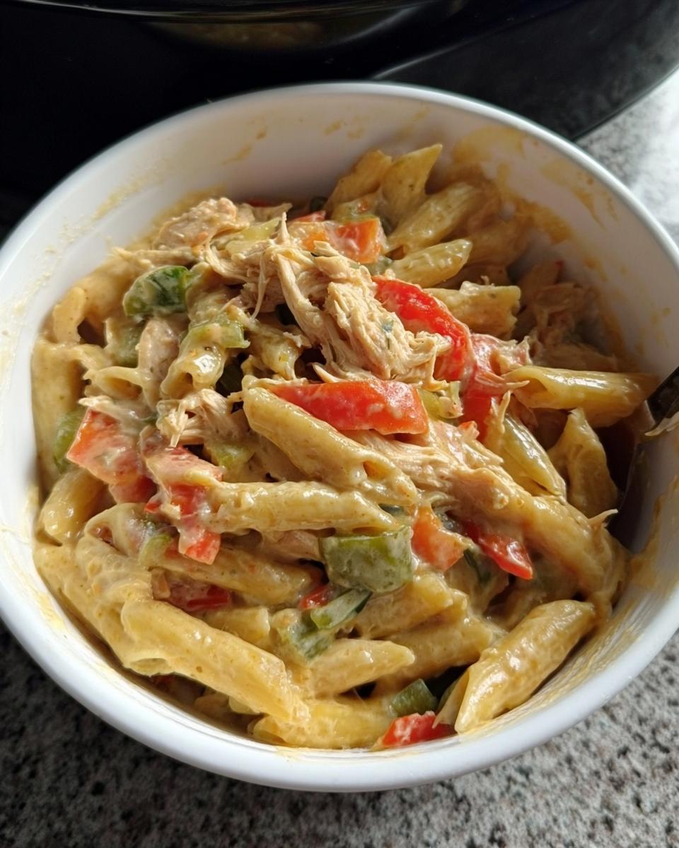 Crockpot Chicken Fajita Pasta - detail 2