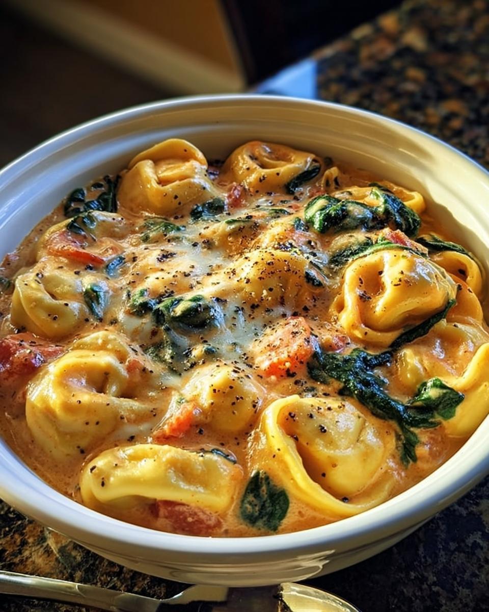 Crockpot Creamy Tortellini - detail 3