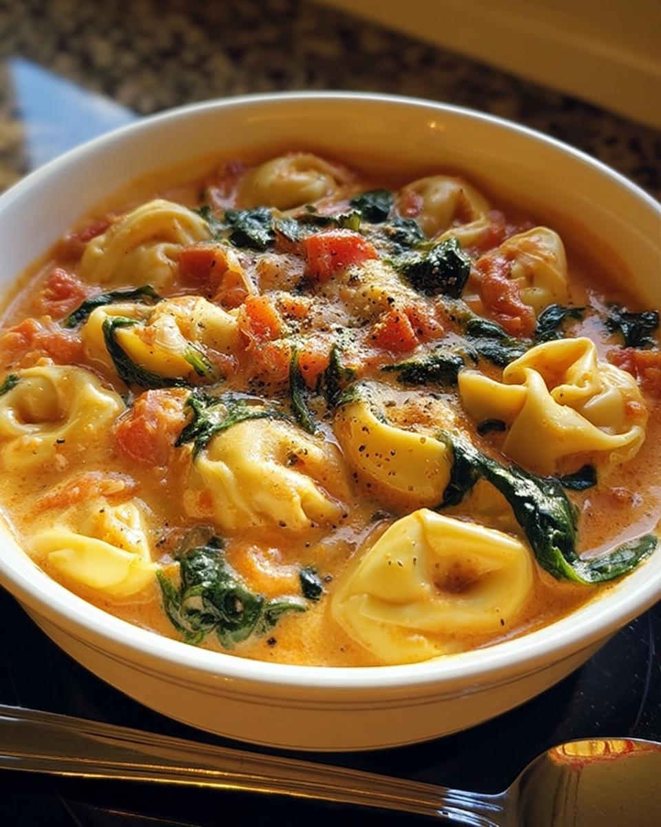 Crockpot Creamy Tortellini - detail 1