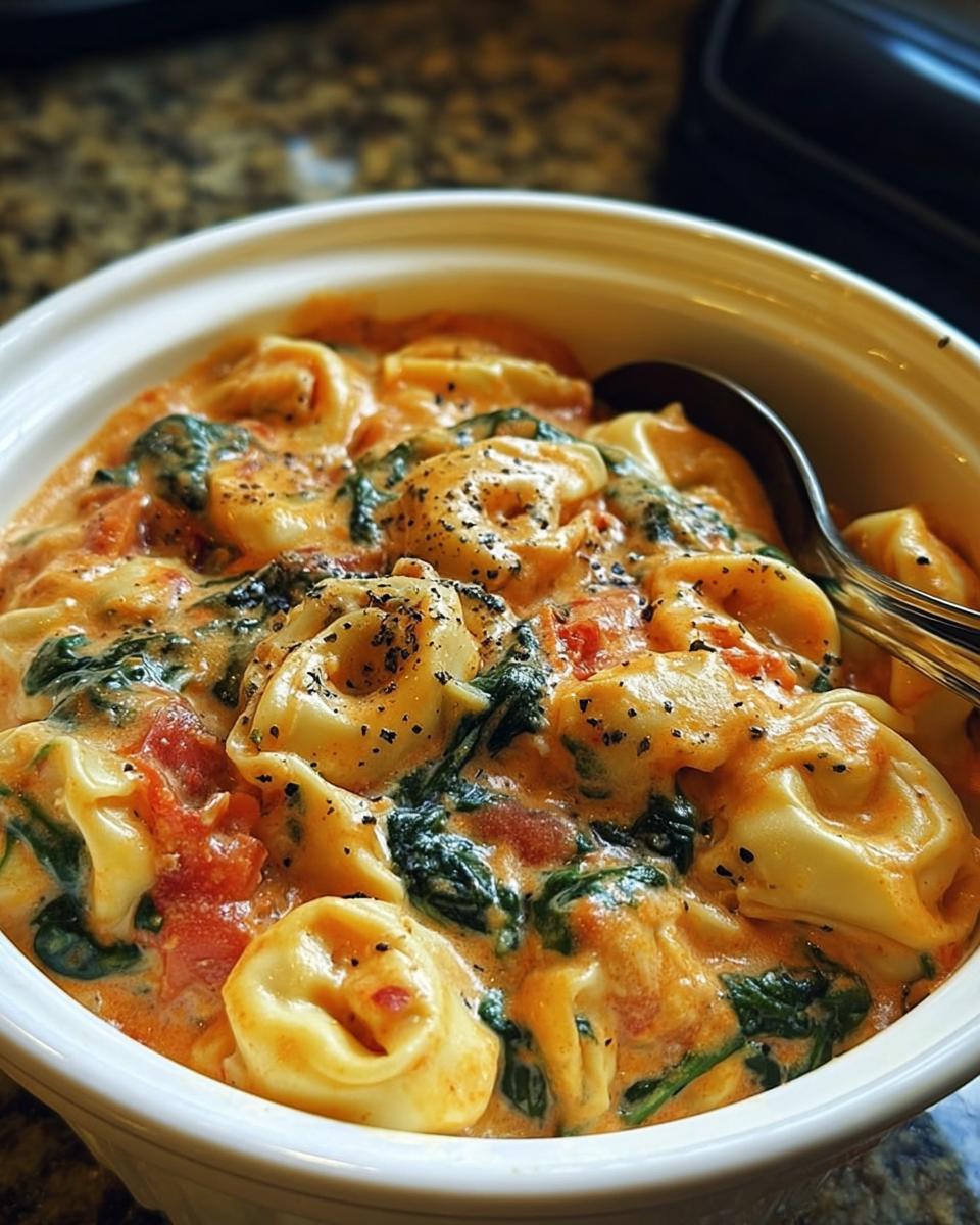 Crockpot Creamy Tortellini - detail 2