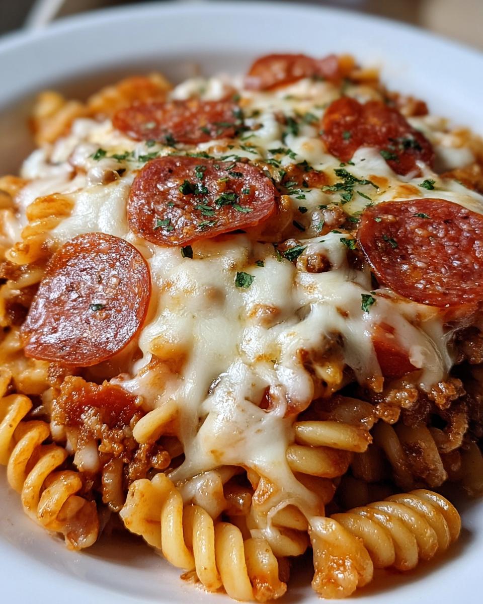 Crockpot Pizza Casserole - detail 1