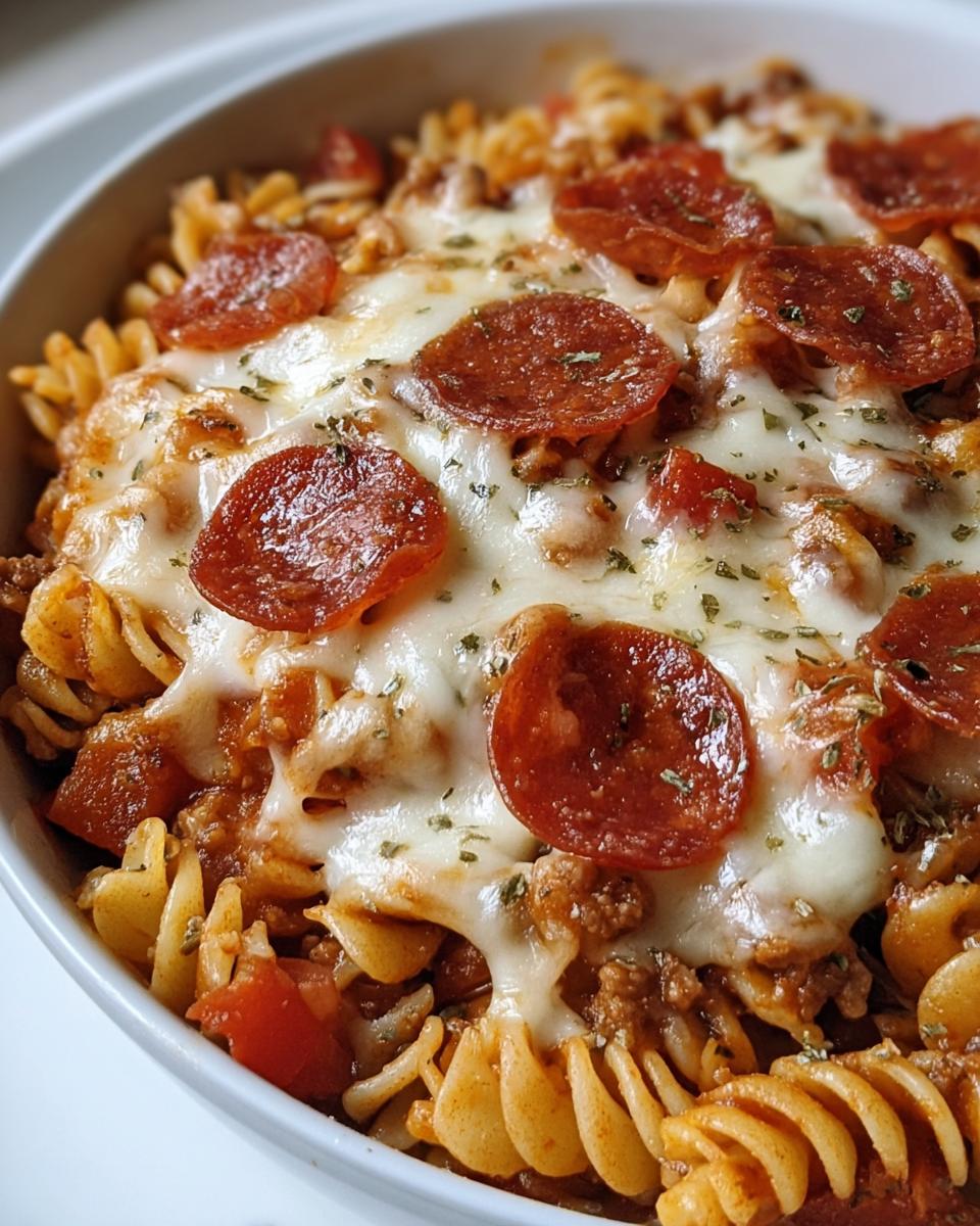 Crockpot Pizza Casserole - detail 2