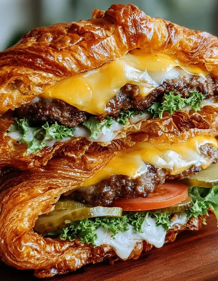 Croissant Smash Burgers
