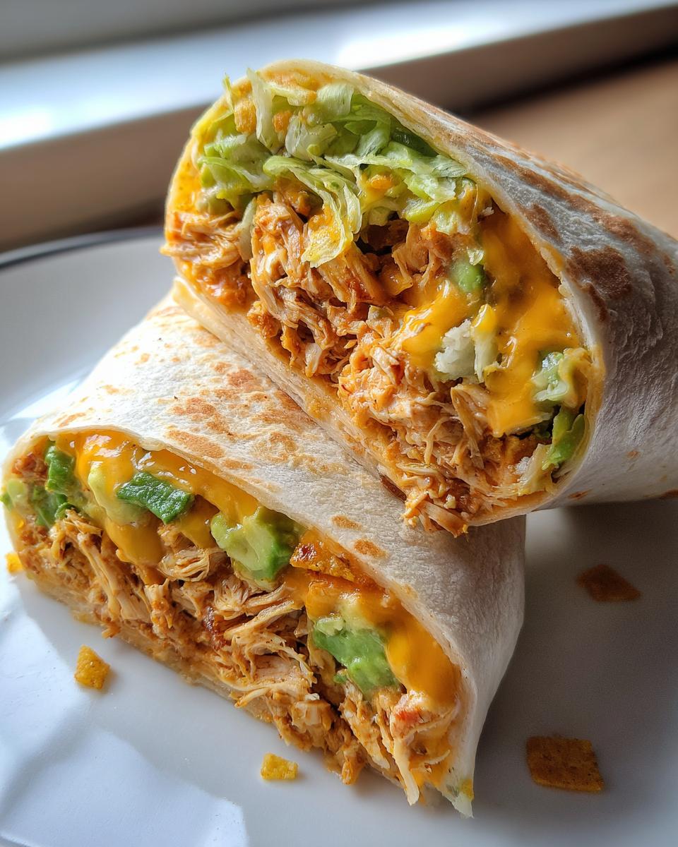 Crunchy Southwestern Chicken Wrap - detail 2