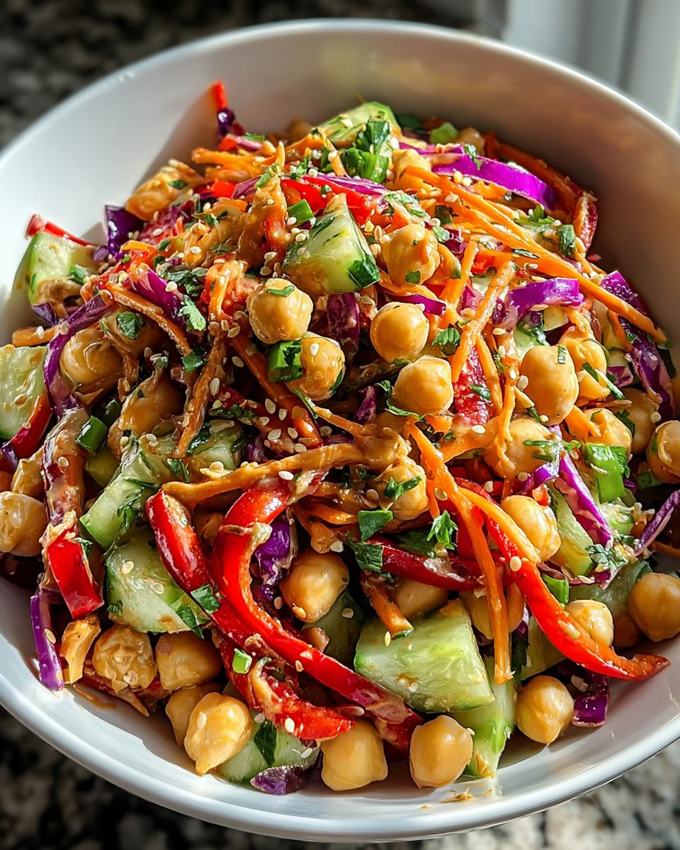 Crunchy Thai Chickpea Salad - detail 1