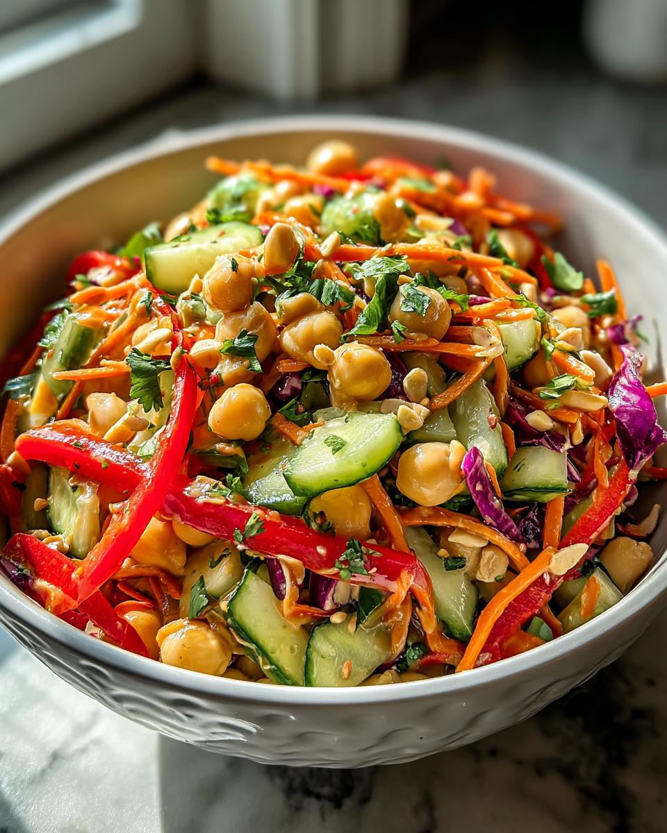 Crunchy Thai Chickpea Salad - detail 2