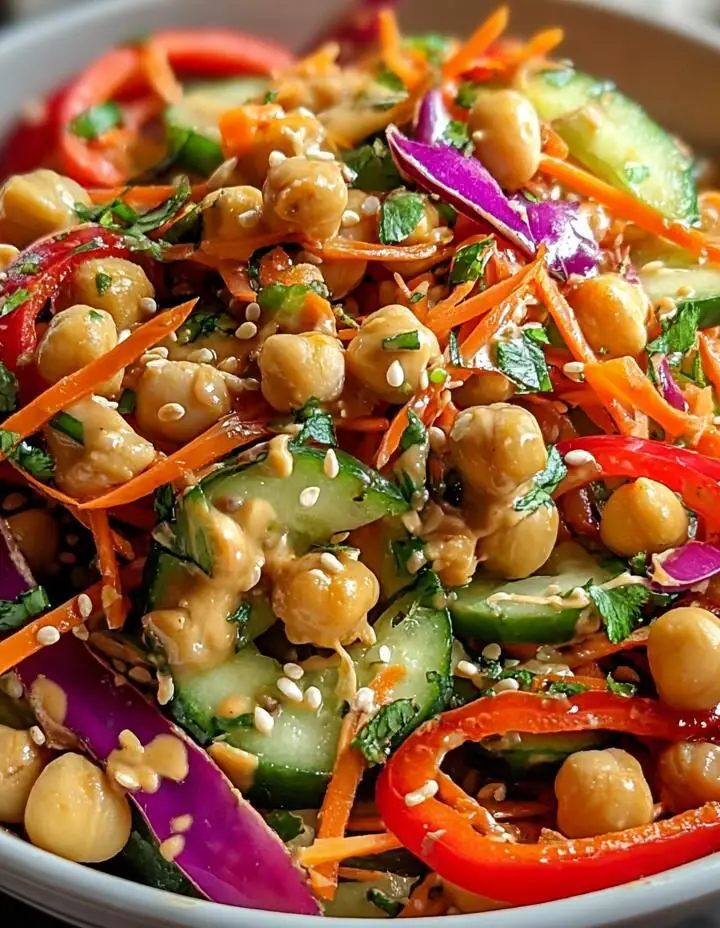 Crunchy Thai Chickpea Salad