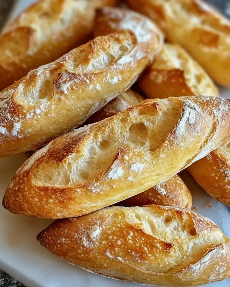 Crusty Mini Baguettes