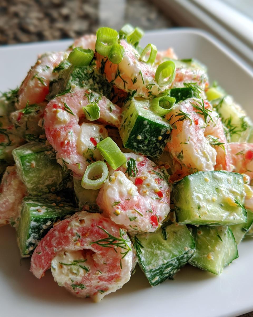 Cucumber Shrimp Salad - detail 1