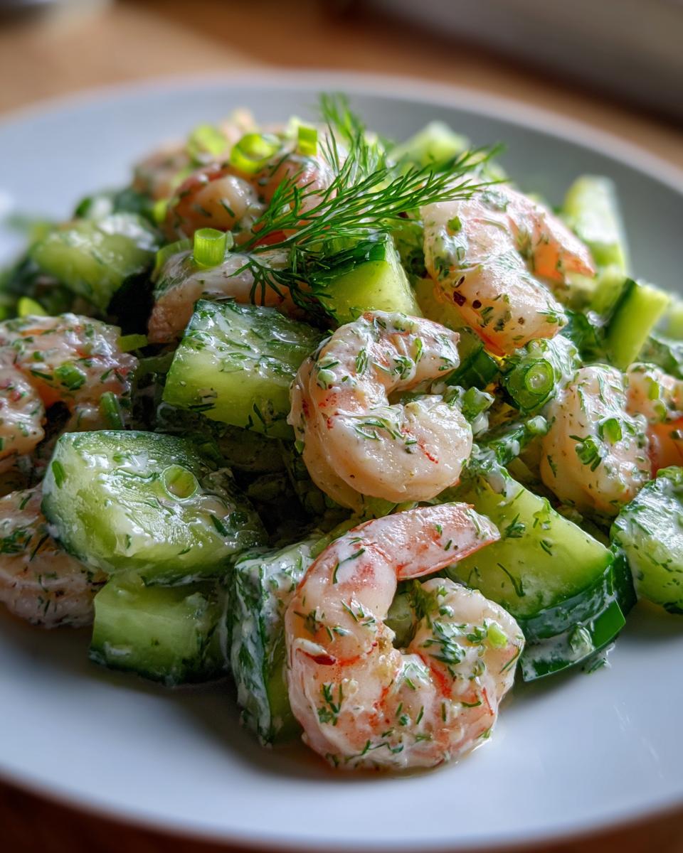 Cucumber Shrimp Salad - detail 2