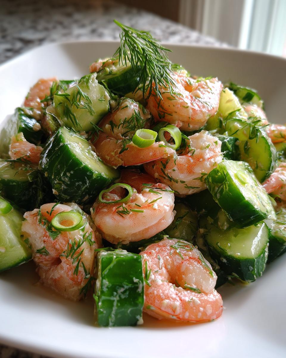 Cucumber Shrimp Salad - detail 3