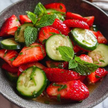 Cucumber Strawberry Salad