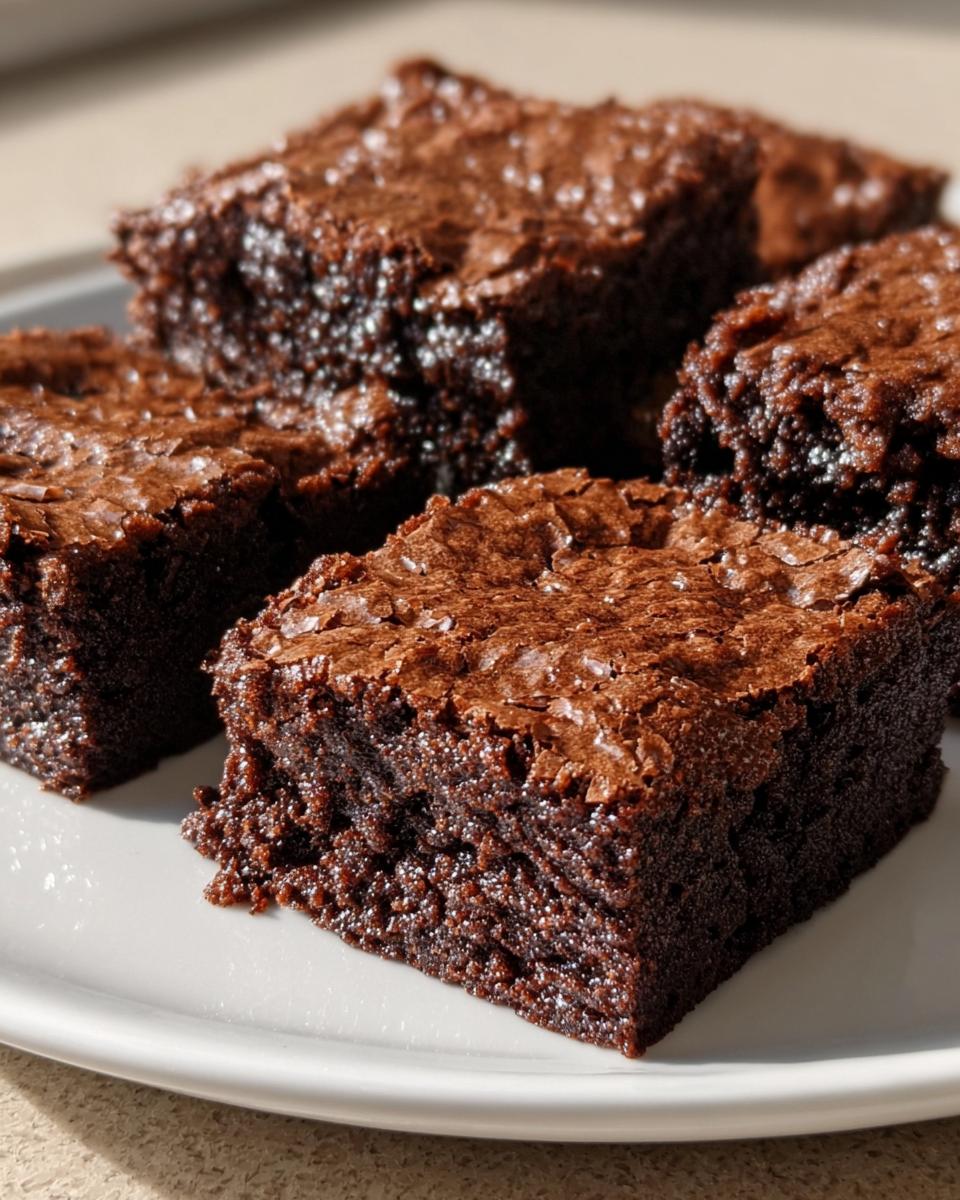 Dark Chocolate Brownie Squares - detail 1