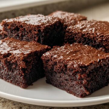 Dark Chocolate Brownie Squares