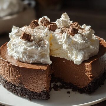 Decadent Hot Cocoa Cheesecake
