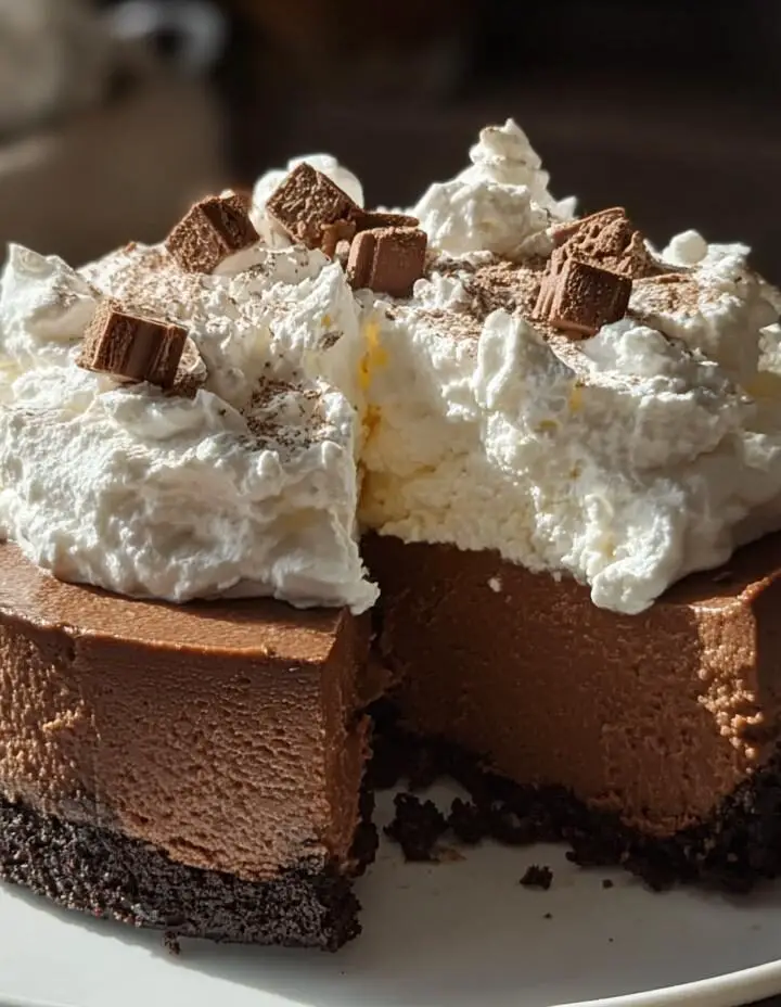 Decadent Hot Cocoa Cheesecake
