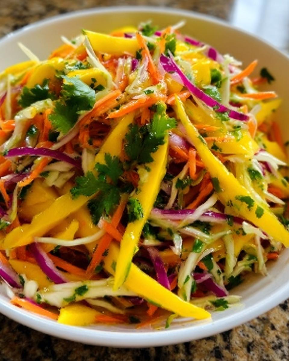Delicious Mango Slaw - detail 2