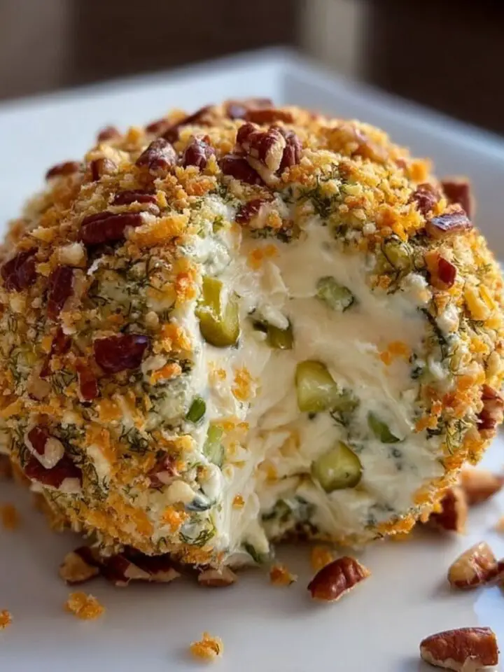 Dill Pickle Cheese Ball Delight