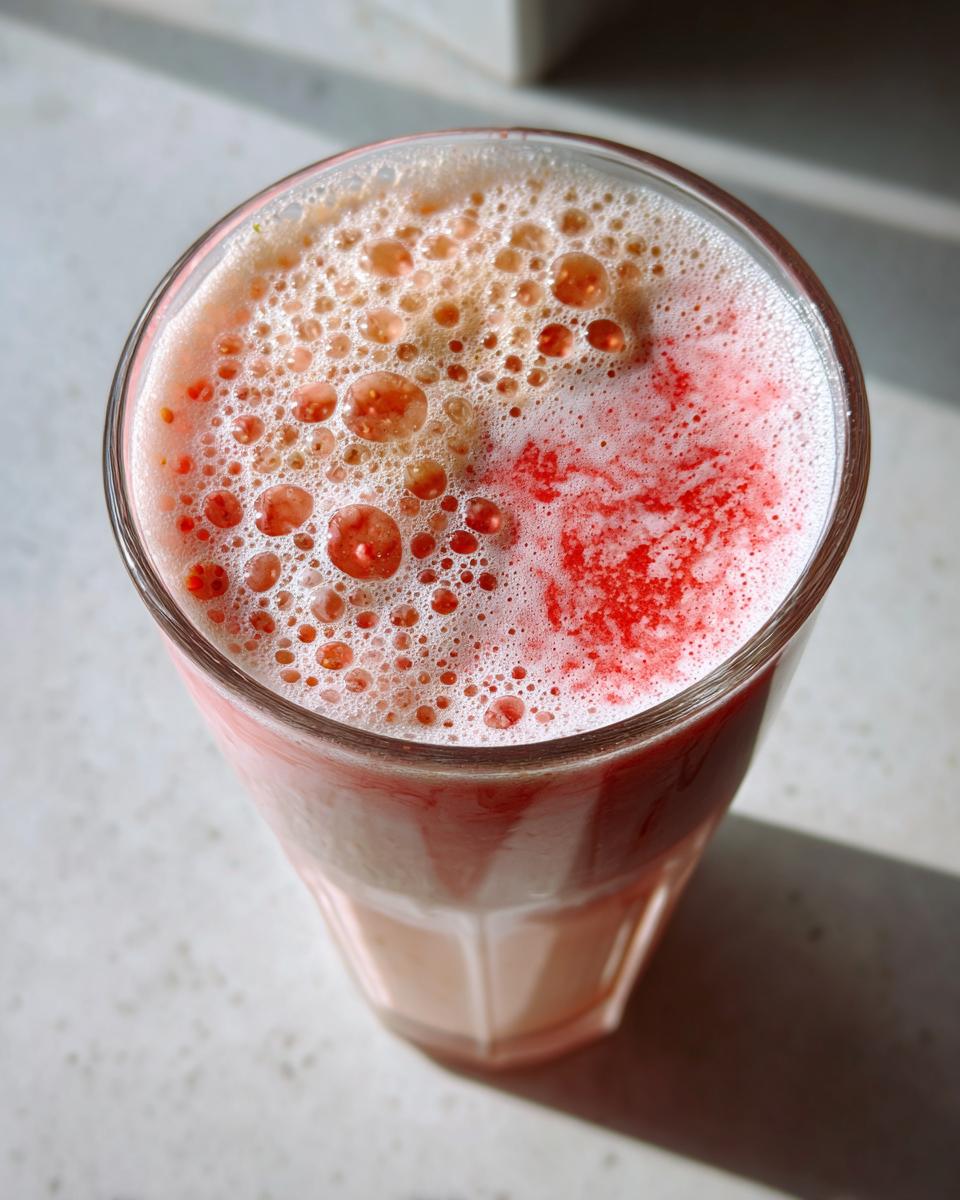 Dirty strawberry soda - detail 3