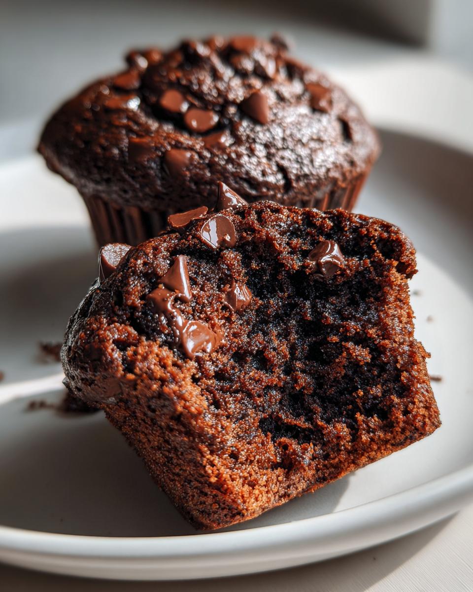 Double Chocolate Chip Muffins - detail 1