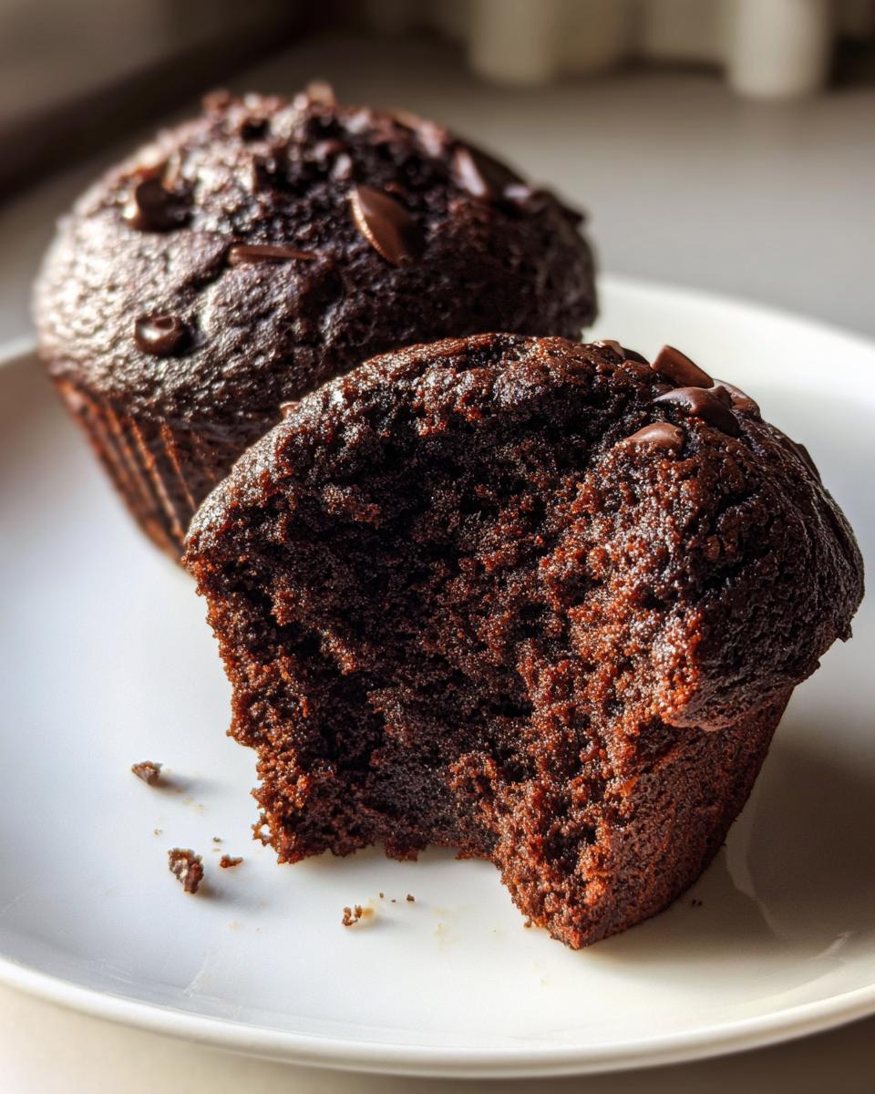 Double Chocolate Chip Muffins - detail 2