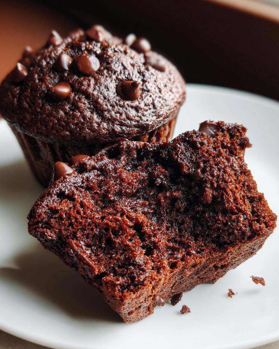 Double Chocolate Chip Muffins - detail 3
