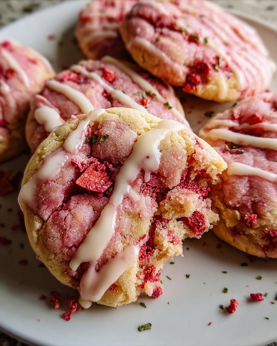 Double Strawberry Sugar Cookies - detail 2