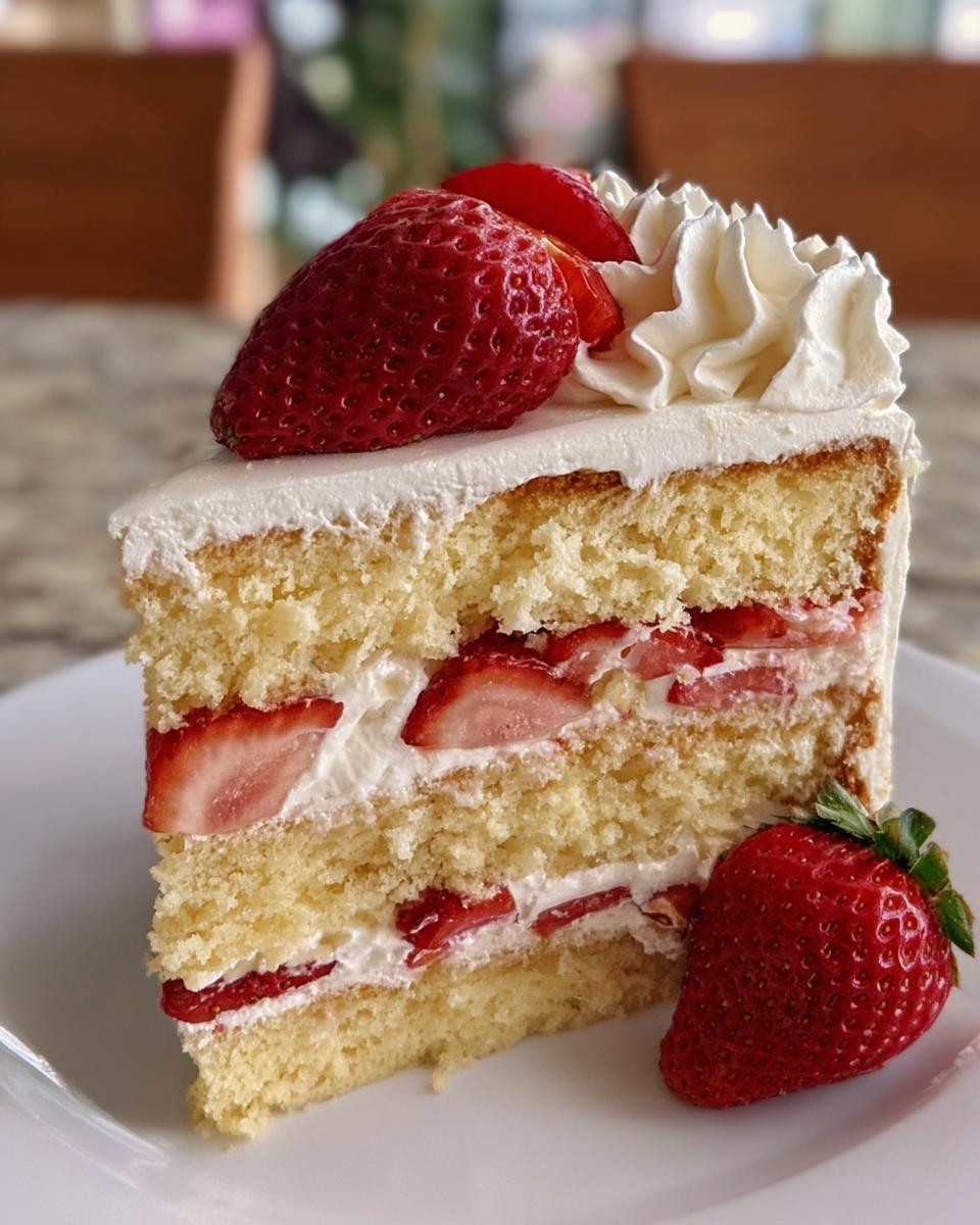 Dreamy Strawberry Shortcake Cake - detail 2