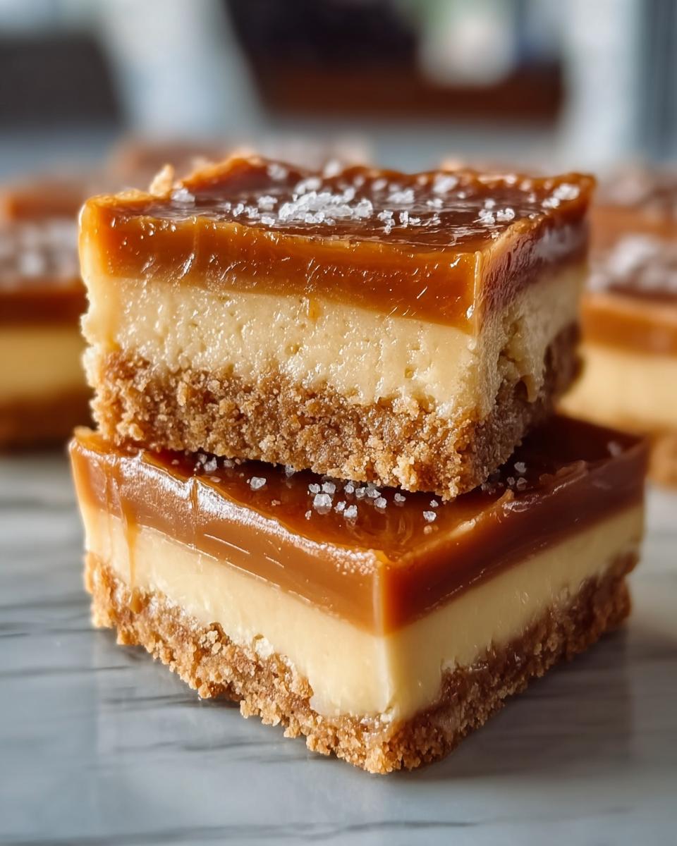 Dulce de Leche Cheesecake Bars - detail 1