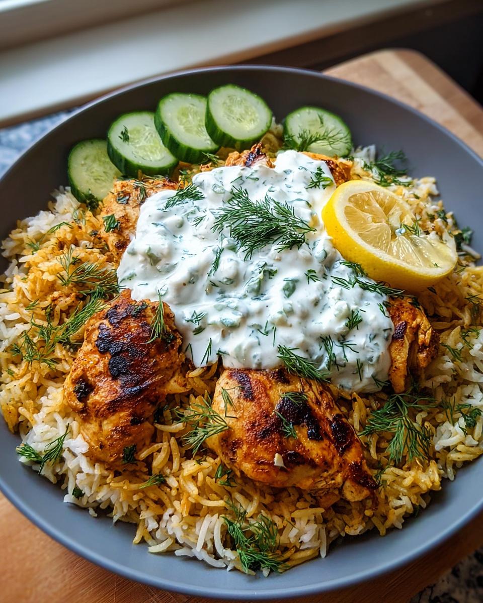 Dump And Bake Chicken Tzatziki Rice - detail 1