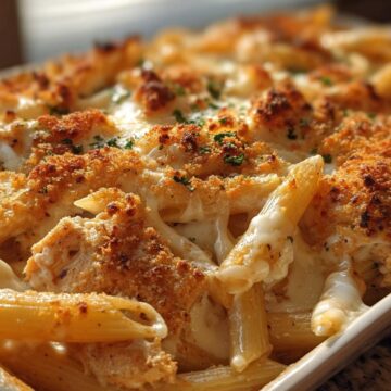Dump-and-Bake Chicken Parmesan Casserole