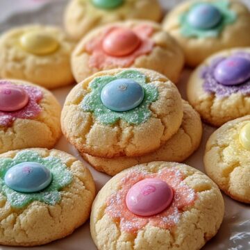 Easter Bunny Button Cookies