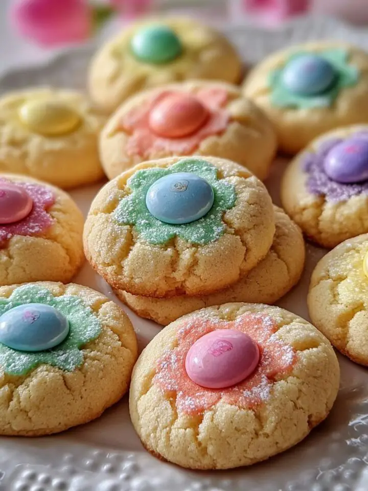 Easter Bunny Button Cookies