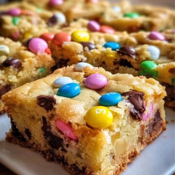 Easter Cake Mix Cookie Bars