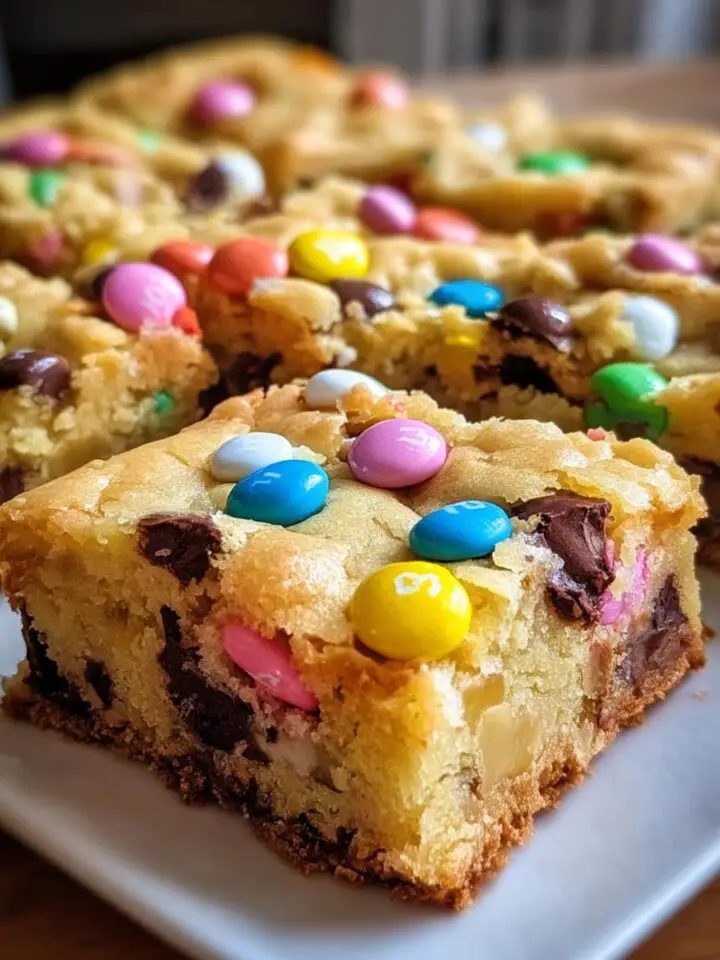 Easter Cake Mix Cookie Bars