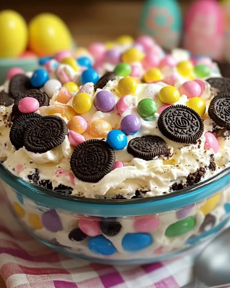 Easter Oreo Cookie Casserole