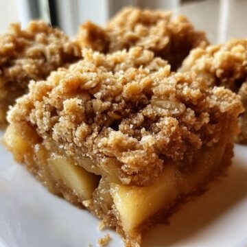 Easy Apple Crisp Bars