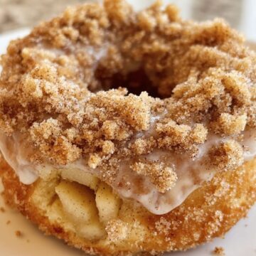 Easy Baked Apple Crumb Donuts