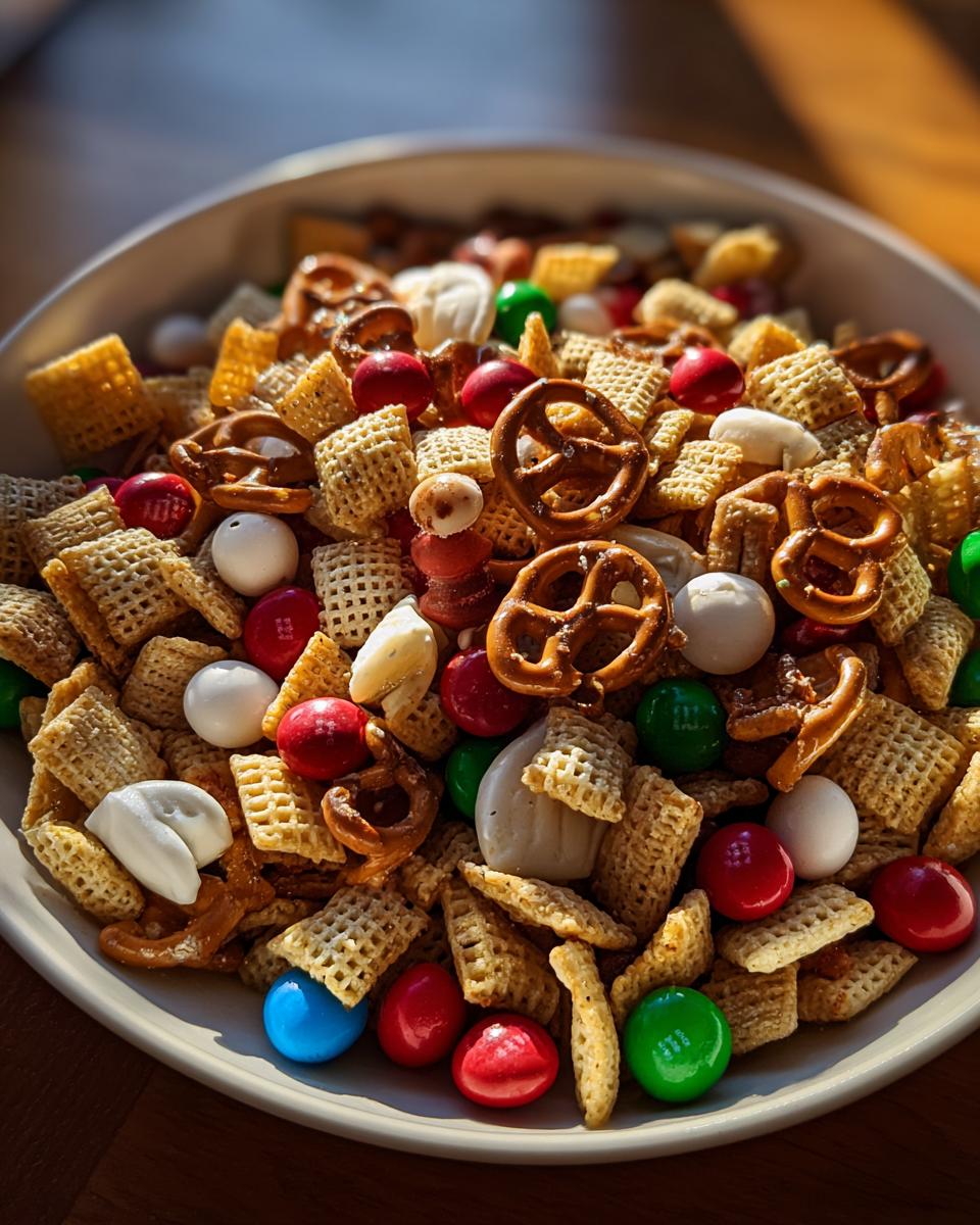 Easy Christmas Chex Mix (5 Ingredients!) - detail 1