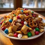 Easy Christmas Chex Mix (5 Ingredients!)