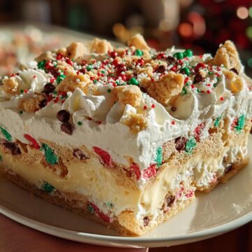 Easy Christmas Cookie Lasagna