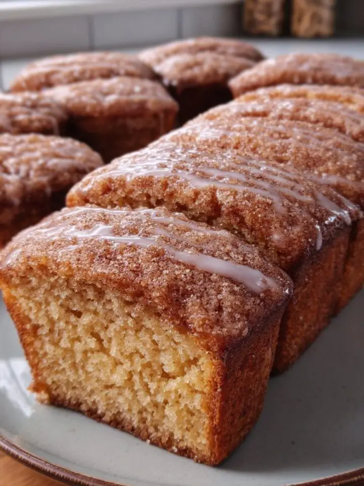 Easy Cinnamon Donut Loaf