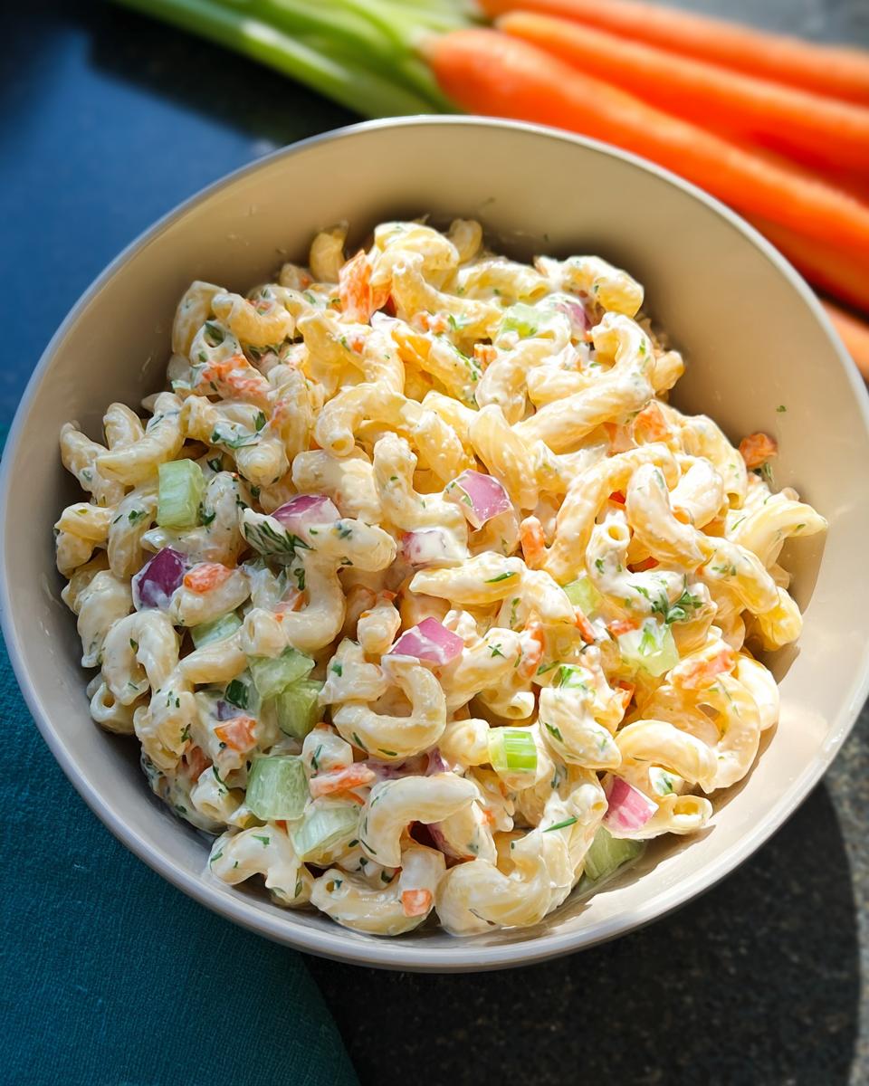 Easy Macaroni Pasta Salad - detail 1